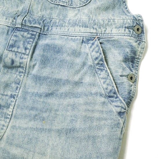 RRL ダブルアールエル WESTCOTT REPAIRED DENIM OVERALLS リペア加工