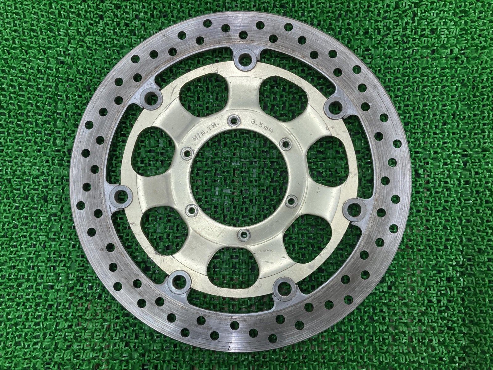 VTR1000SP-1 フロントブレーキディスク 右 ホンダ 純正 バイク 部品 SC45 320mm ディスクローター 曲がり無し 品薄 希少品 【中古】 29 フロントブレーキ VTR1000SP-1 RACING PREMIUM VTR1000SP-1フロント