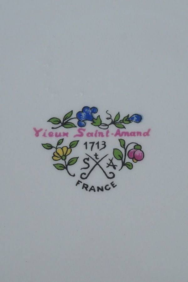 Saint-Amand サンタマン ラヴィエフランスアンティーク　2枚セット Saint-Amand サンタマン ラヴィエフランスアンティーク 2枚セット