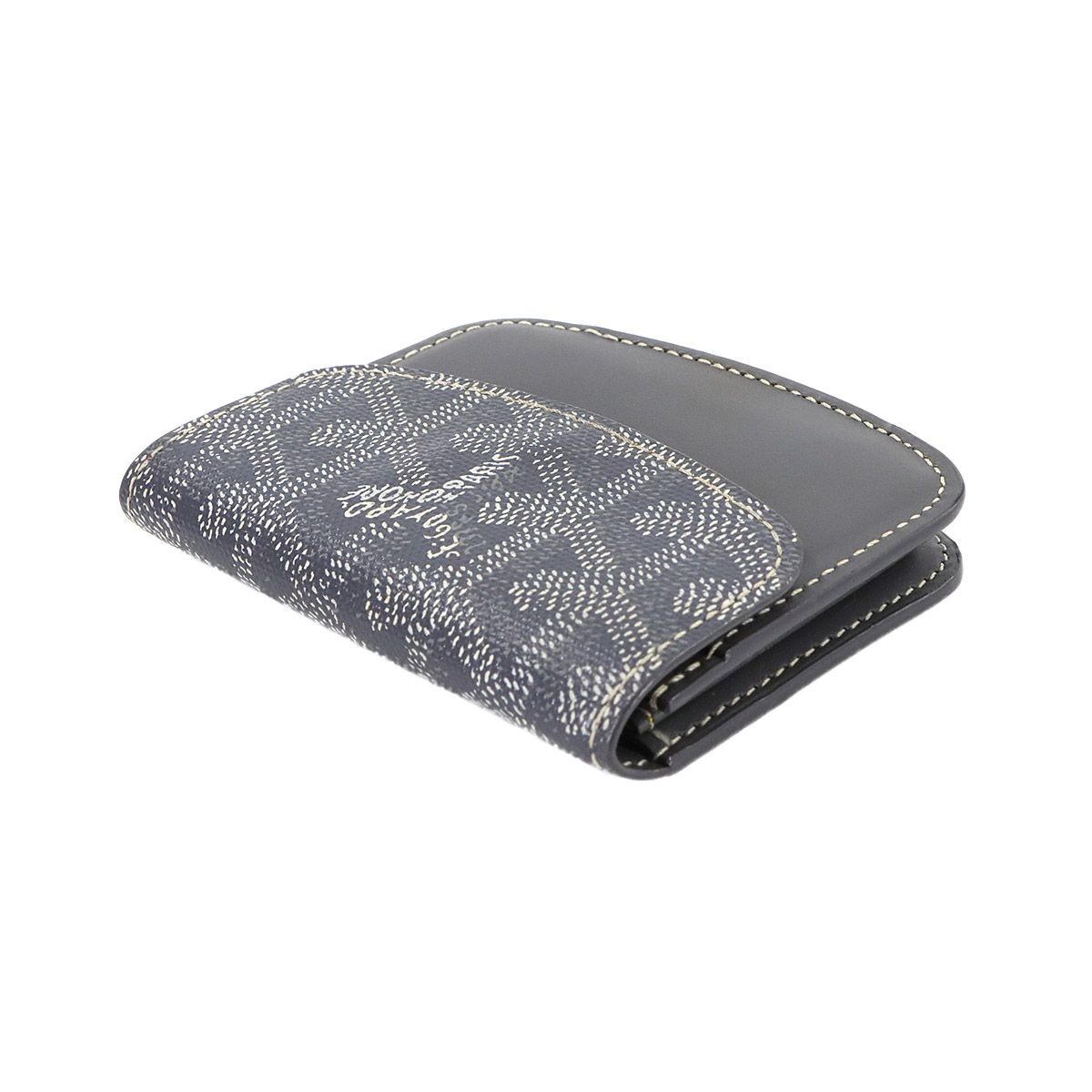 GOYARD ゴヤール ヘリンボーン PVC コインケース コインパース　馬蹄形 GOYARD ゴヤール 馬蹄型 コインケース 小銭入れ ヘリンボーン 黒