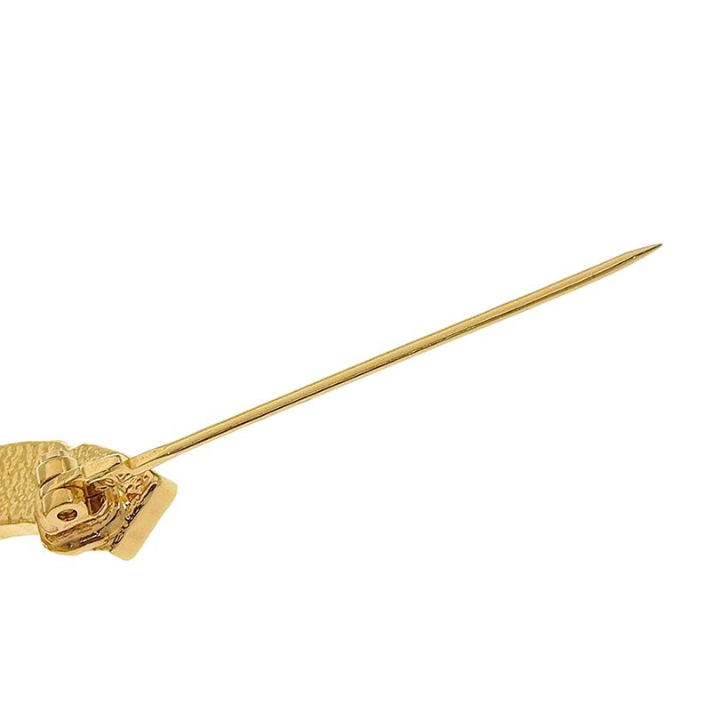 シャネル CHANEL ブローチ ココマーク GP ゴールド色 B22A 中古 新入荷  