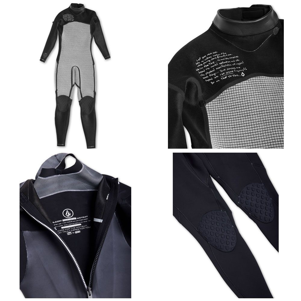 Volcom Modulator 4/3mm ボルコムウエットスーツ- ブラック Volcom Modulator 4/3mm ボルコムウエットスーツ- ブラック