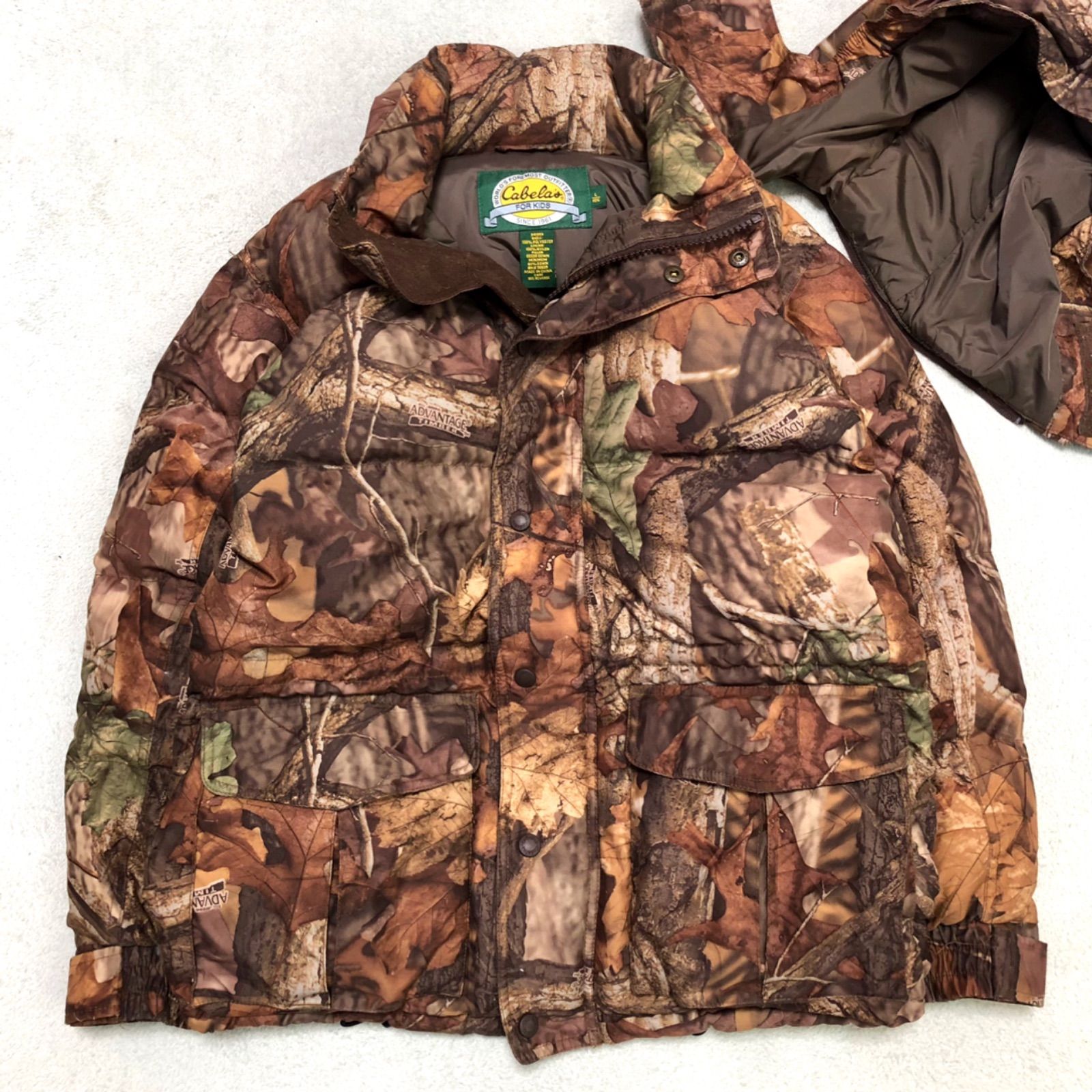 Cabela's ダウンジャケット ハンティングジャケット リアルツリーカモ