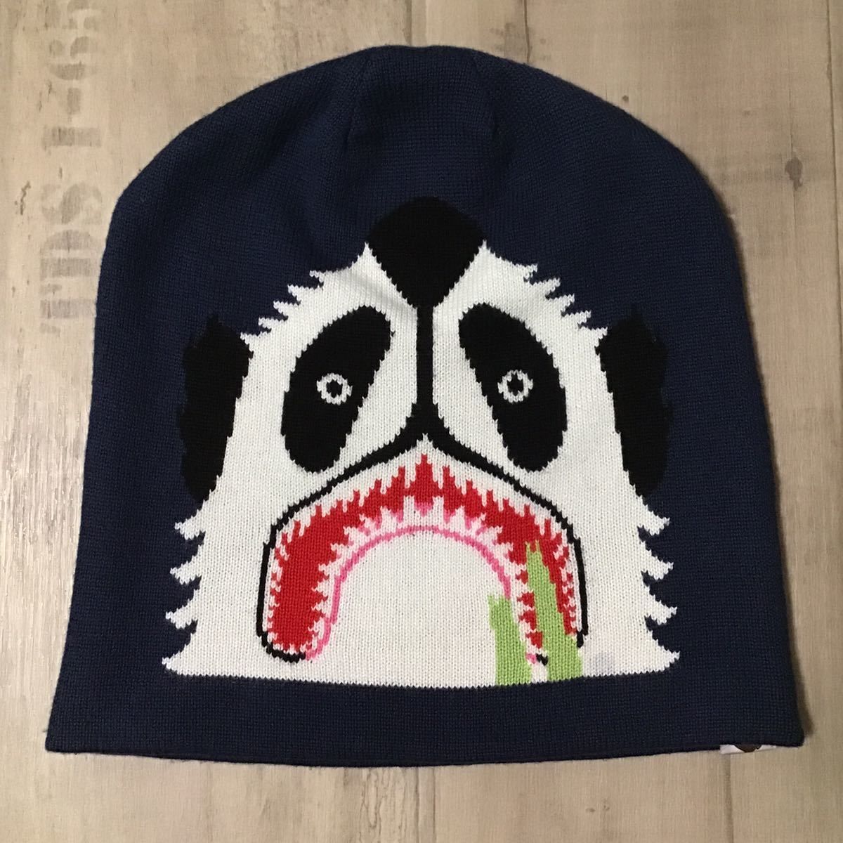 BAPE パンダ ニット キャップ ベイプ panda ニット帽 ape エイプ