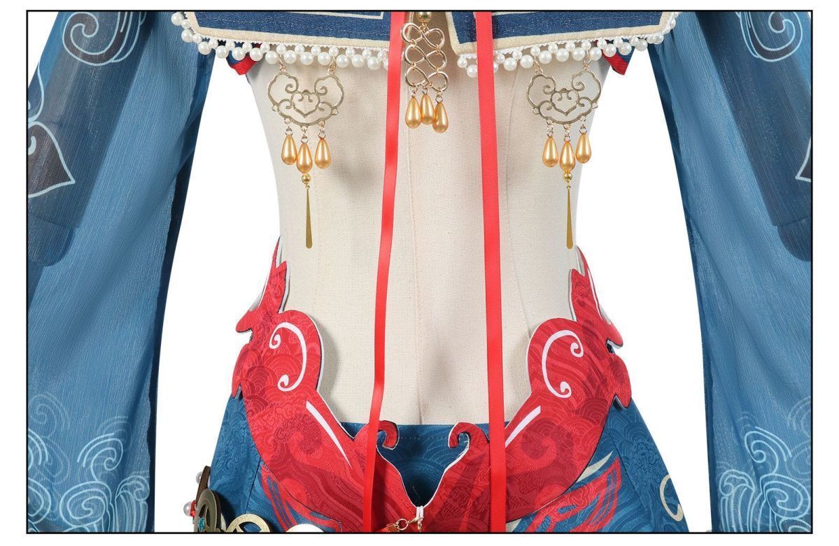 新品未使用 永劫無間 NARAKA: BLADEPOINT 玉玲瓏 コスプレ衣装 墨行衣