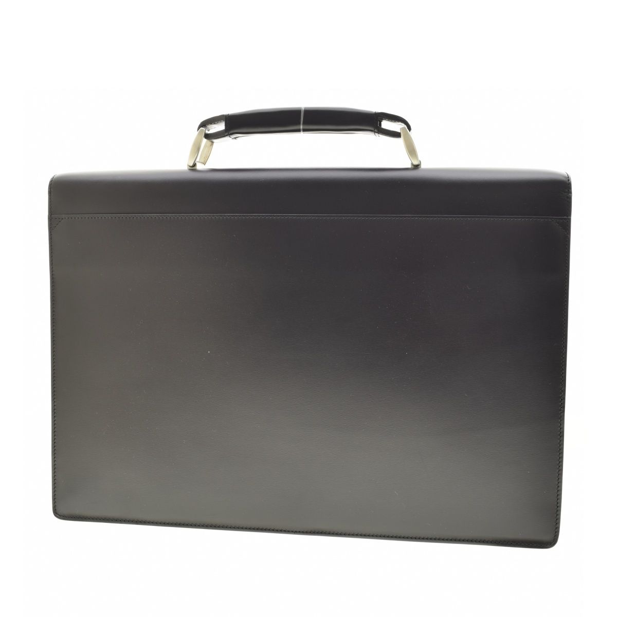 ○ダンヒル Dunhill 牛革 カーフ ビジネスバッグ YR8010A Leather Confidential Briefcase コンフィデンシャル フラップ式 メンズ  中古 dunhill】Confidential Briefcase コンフィデンシャル フラップ式 牛革