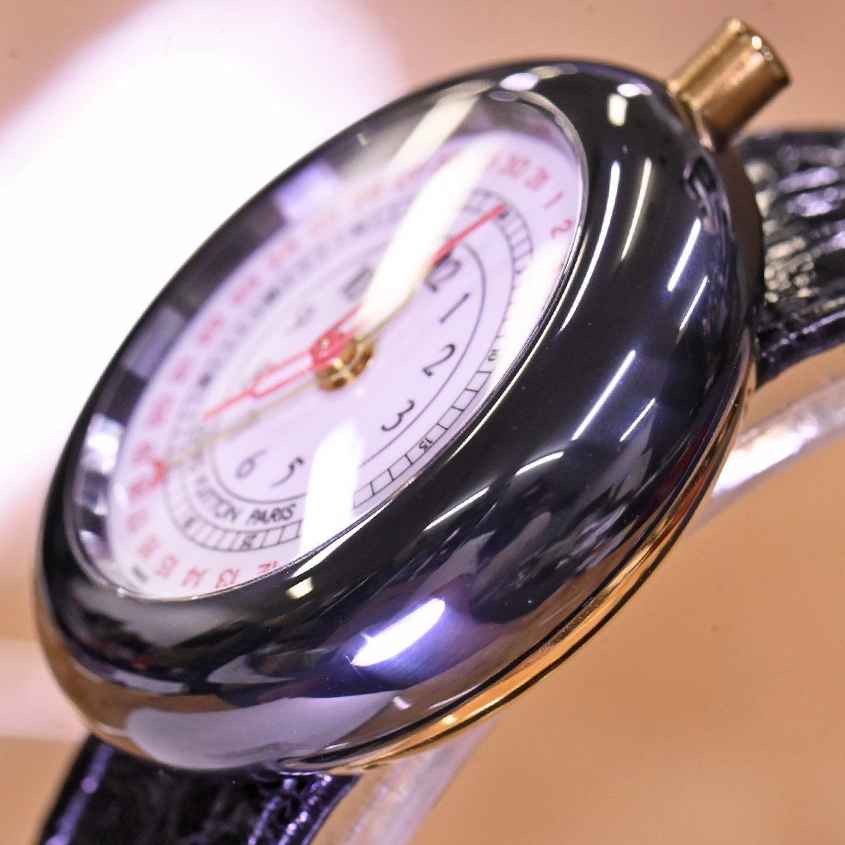 贅沢品 ルイヴィトン 時計 モントレウォッチLV2 黒 時計 - www 