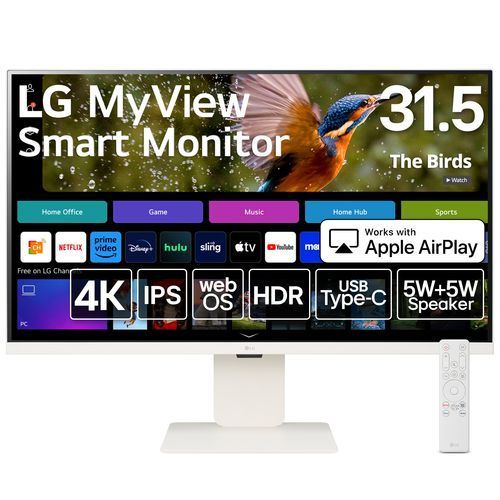 32SR83U-W LG MyView Smart Monitor 31.5型 4KwebOS搭載ディスプレイ