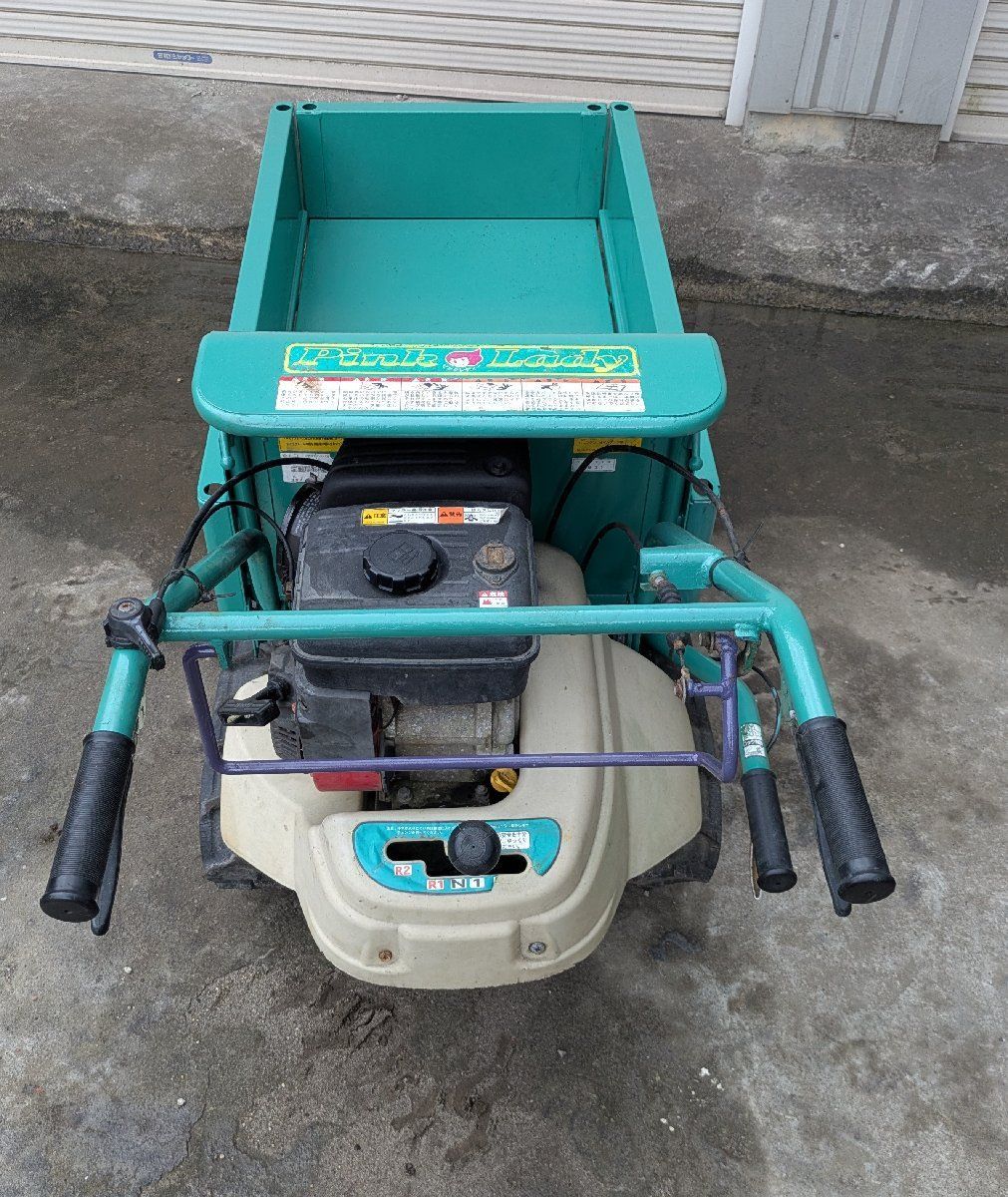 運搬車 BP412 手動ダンプ 4.2馬力クローラー 最大作業能力250