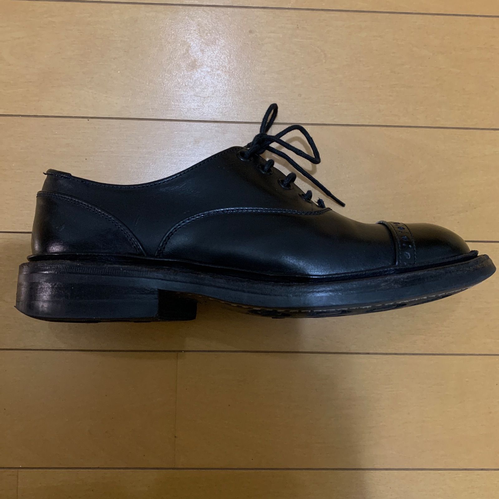 tricker's/トリッカーズ/Oxford Shoe Black Box/UK4/パンチドキャップトゥ tricker's/トリッカーズ/Oxford Shoe Black Box/UK4/パンチドキャップトゥ