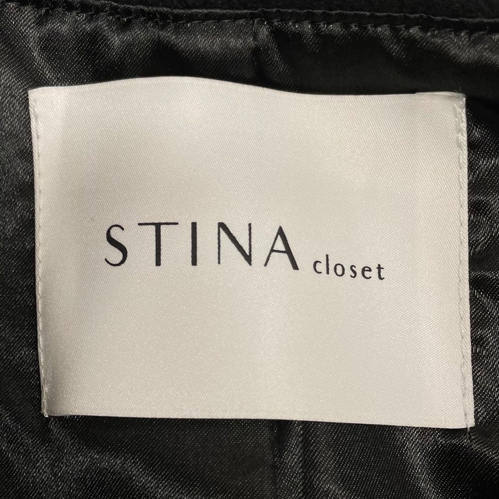 STINA closet スティナ クローゼット Pearl button coat パールボタン