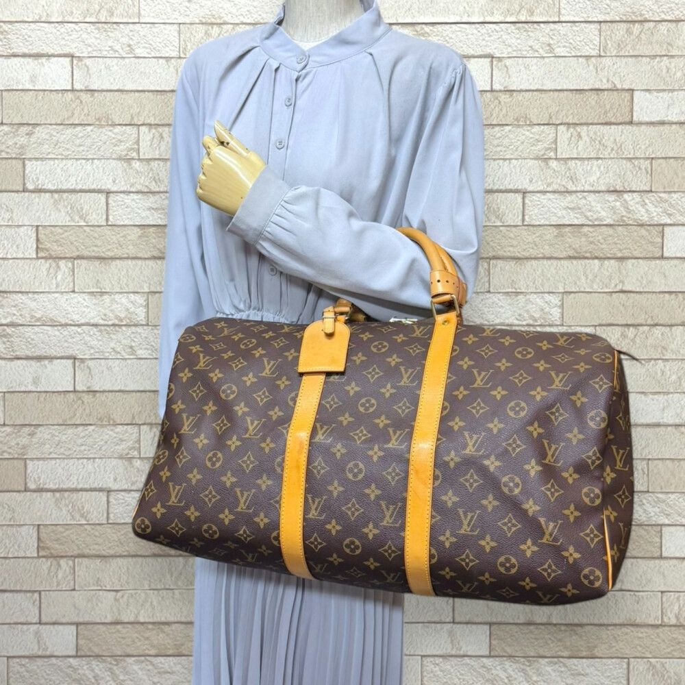ルイヴィトン キーポル50 モノグラム ボストンバッグ モノグラムキャンバス M41426 ブラウン ユニセックス LOUIS VUITTON ルイヴィトン ルイ ヴィトン