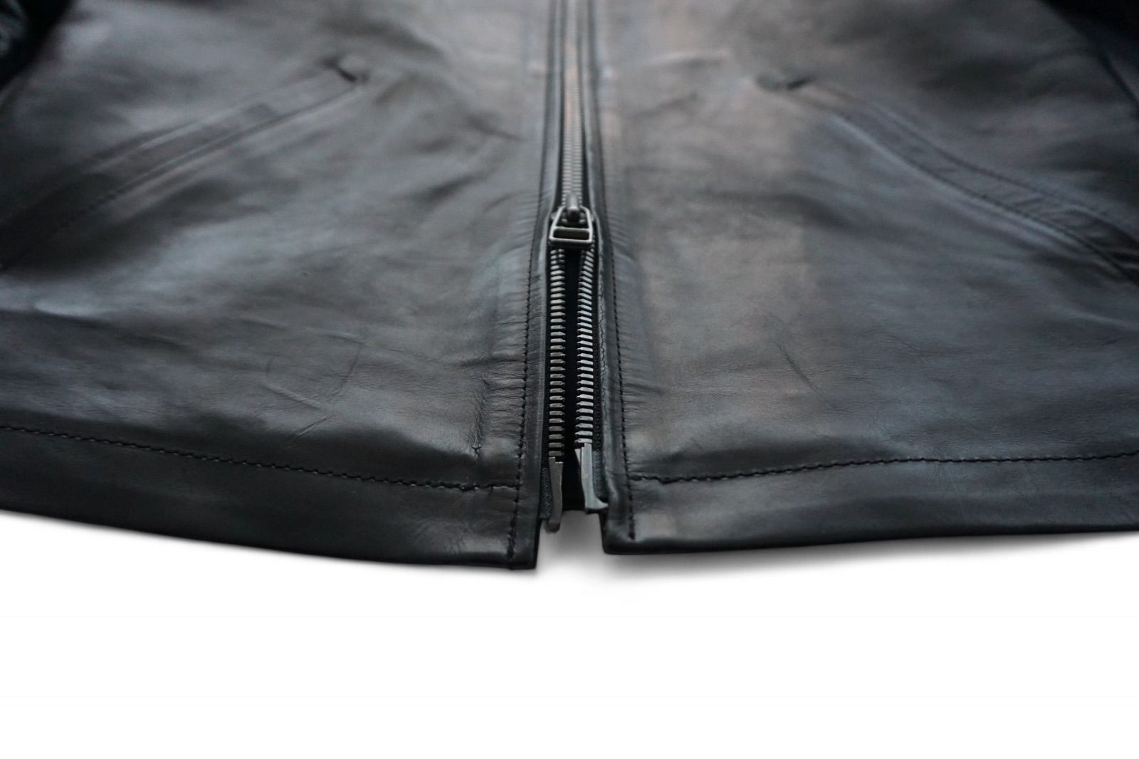 OPUS JAPAN シングルライダース レザージャケット ベビーカーフ　L OPUS JAPAN シングルライダース レザージャケット ベビーカーフ L OPUS