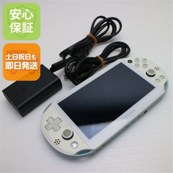 PCH-2000 PS VITA ブルー ホワイト game SONY PlayStation 本体 土日祝発送OK 04000