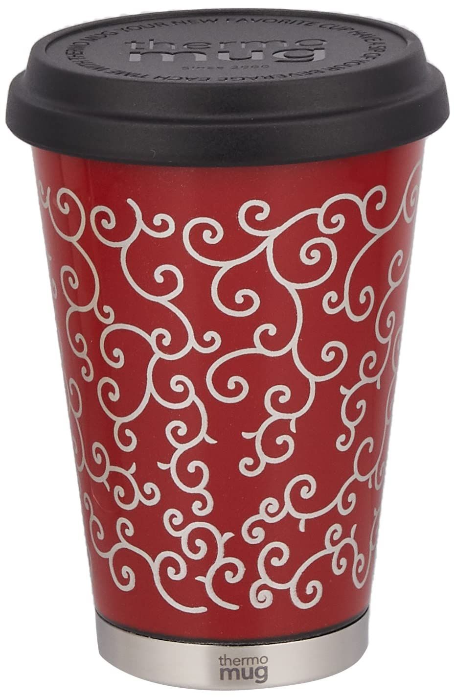 UM-MB MINI TUMBLER MOBILE 漆 URUSHI 1個 300ml 唐草 朱 フタ付きステンレスタンブラー 1個 サーモマグ MUG THERMO
