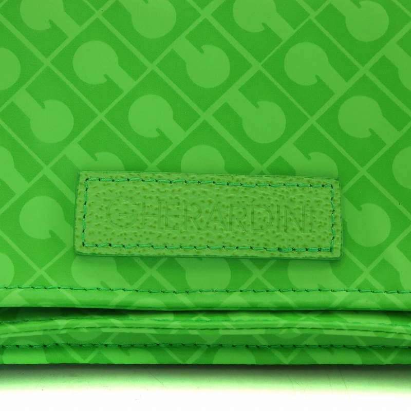 ゲラルディーニ GHERARDINI 長財布 二つ折り PVC レザー 総柄 型押し