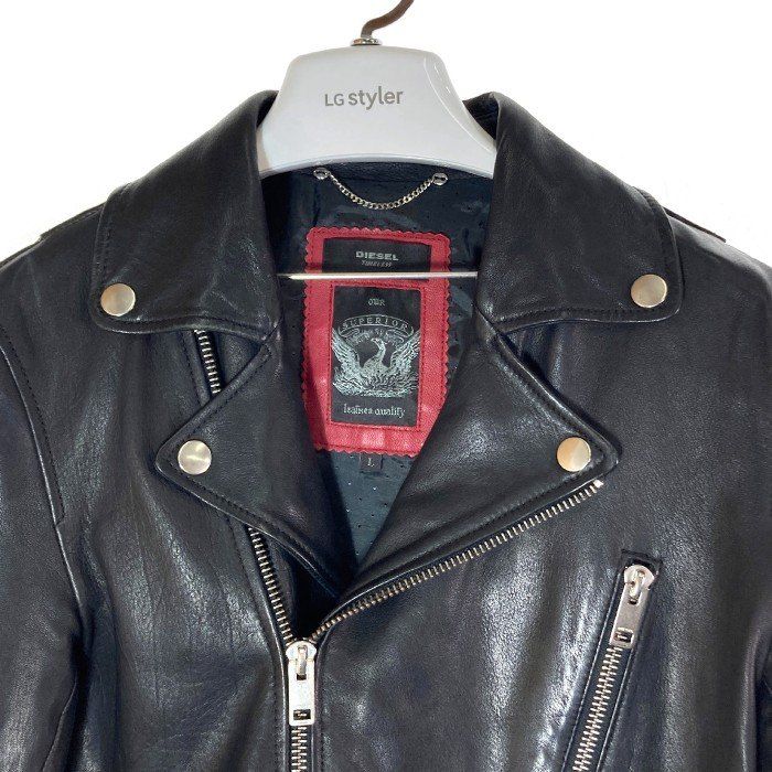 ☆DIESEL ディーゼル TIMELESS SUPERIOR ラムレザー ダブル