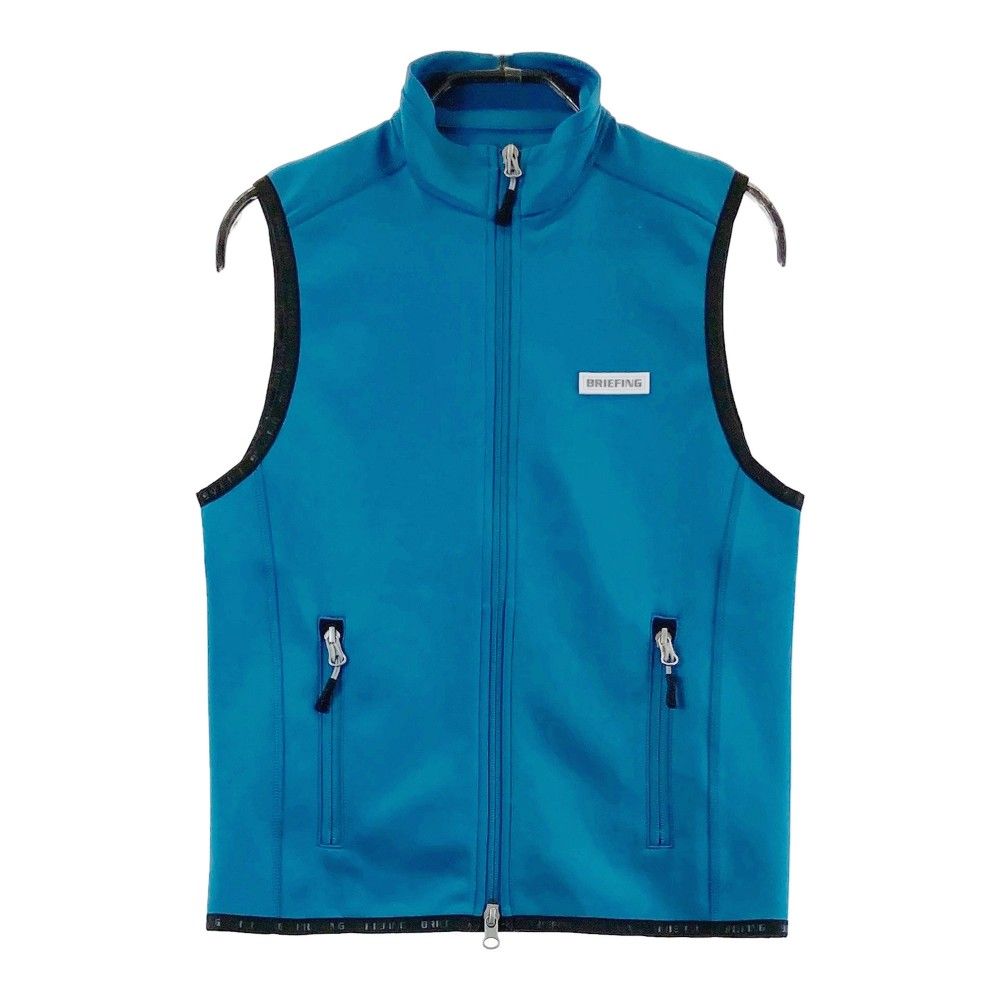 8/31までの出品 BRIEFING ベスト S ブルー サイズ：S BRIEFING GOLF ブリーフィング 2022年モデル ジップベスト
