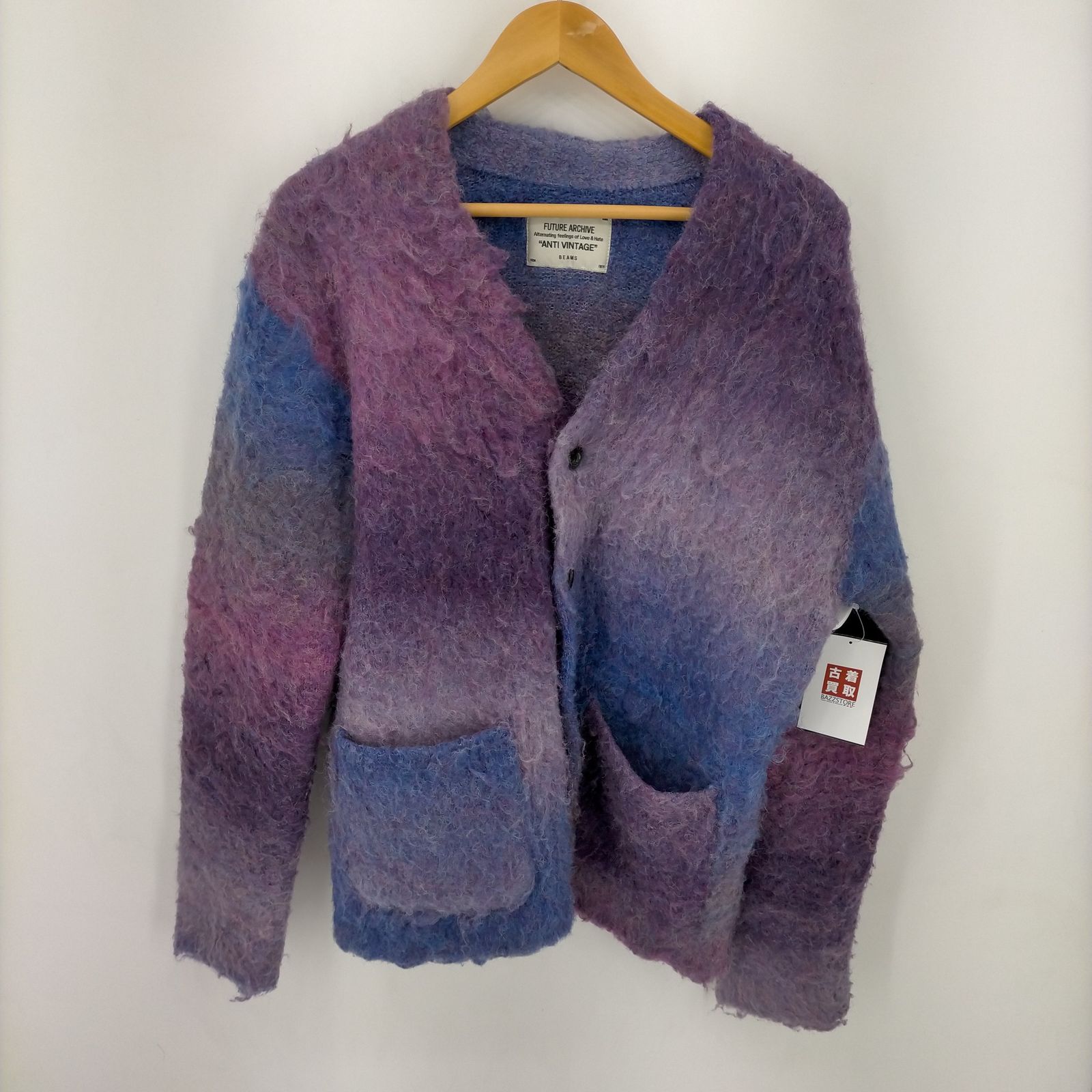 ドライブFUTURE ARCHIVE GRADATION SHAGGY CARDIGAN トップス