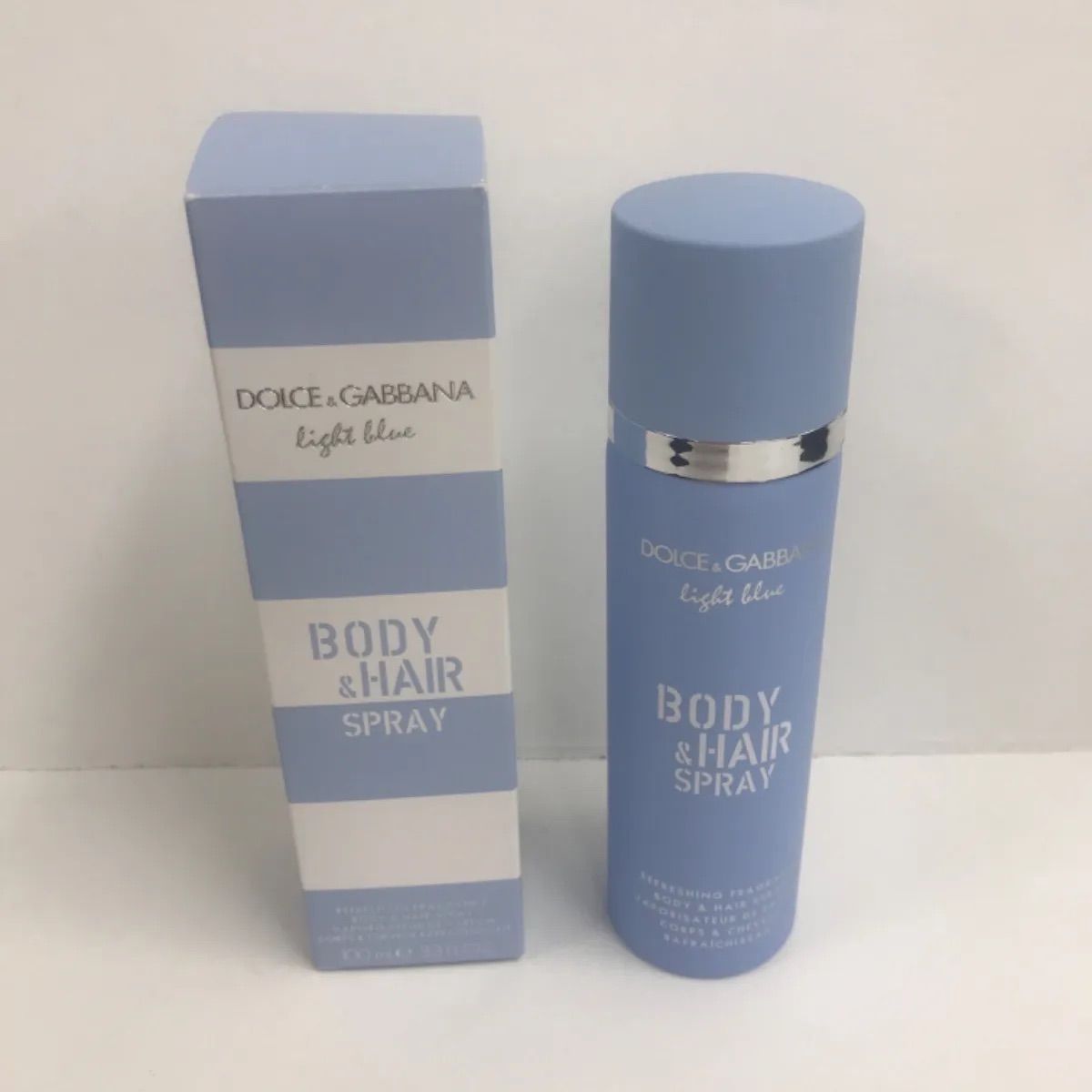 W662 Du0026G ドルチェ＆ガッバーナ ライトブルー ボディ＆ヘアスプレー 100ml