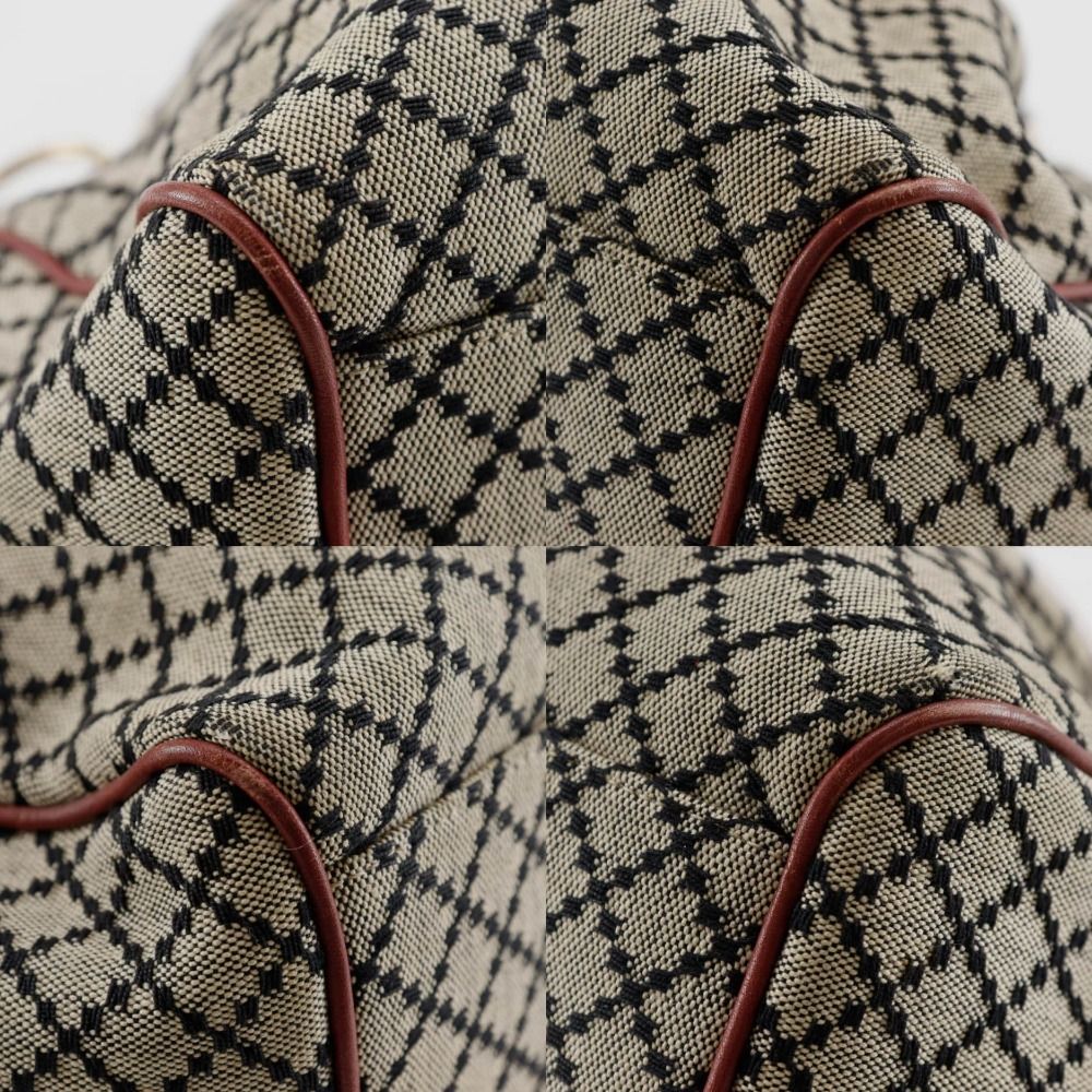 グッチ 211944 トートバッグ ベージュ GUCCI キャンバス ディアマンテ