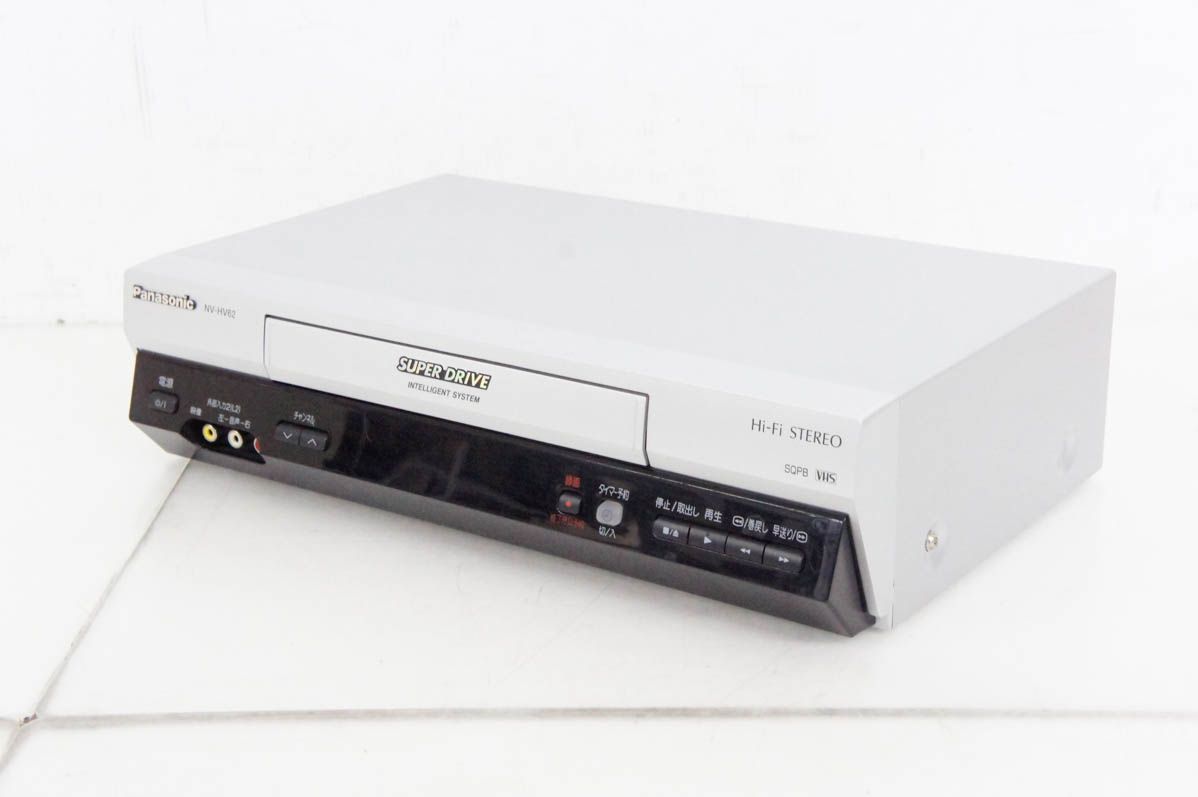 C Panasonicパナソニック VHSハイファイビデオ ビデオデッキ NV-HV62-S