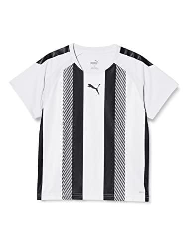 【新品・5営業日で発送】PUMA プーマ TEAMLIGA_ストライプ_ゲームシャツ (705147) 色 : PUMA_WHT-PU サイズ : 120 