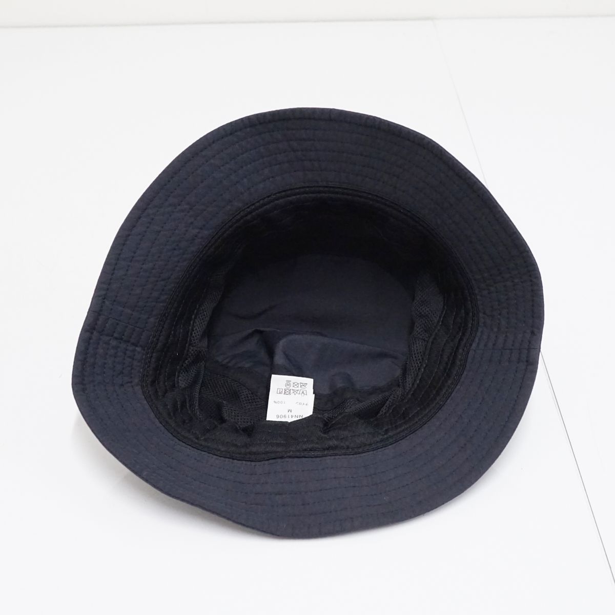 THE NORTH FACE キャンプサイドハット Mサイズ USED美品 NN41906 ザノースフェイス CampSideHat ブラック ナイロン 軽量 ロゴ バケハ 帽子 X5825