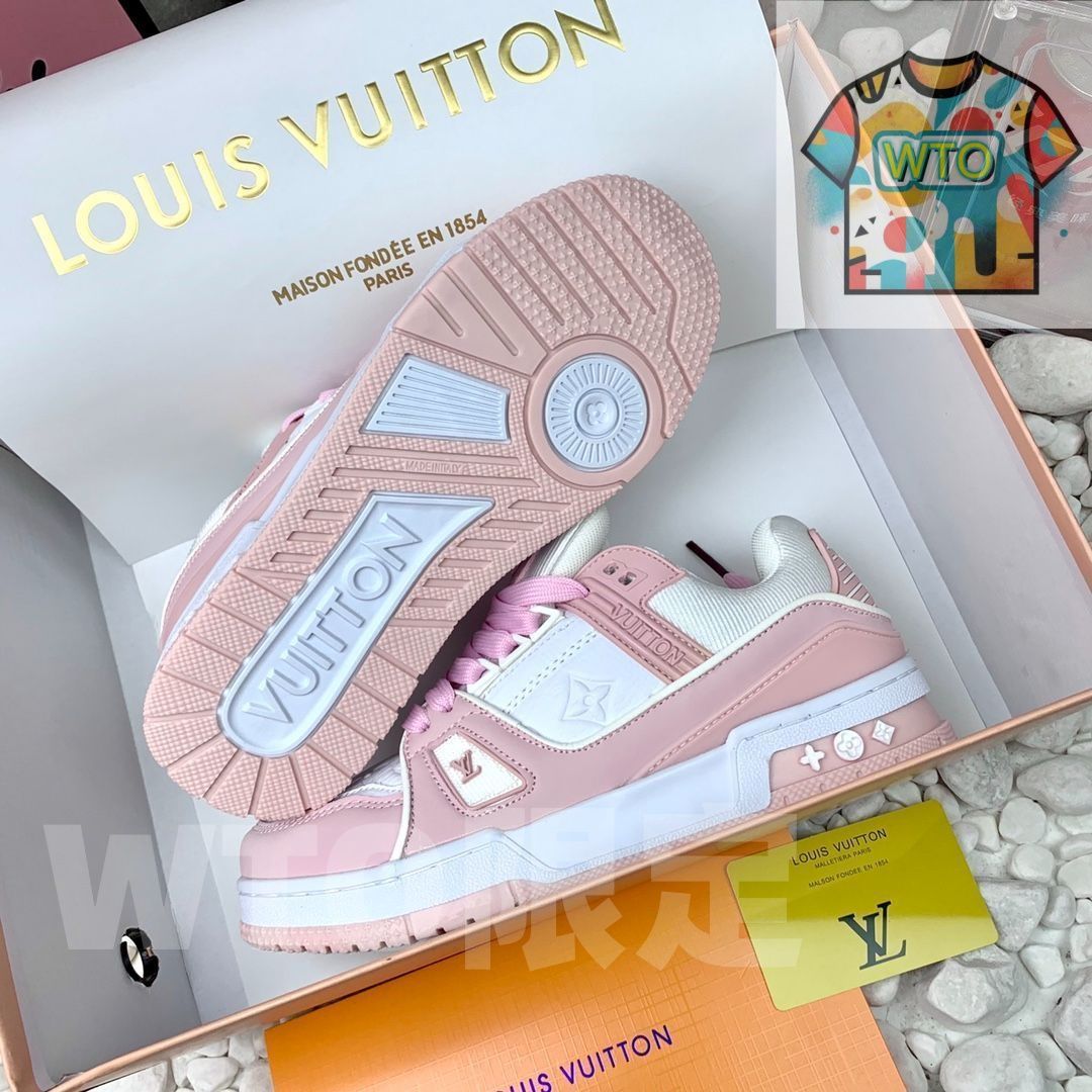 LOUIS VUITTON Trainer レザーカジュアルロートップファッション