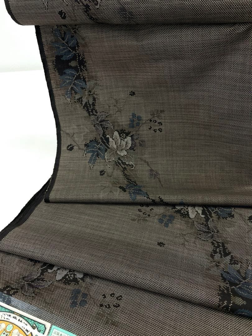 本場大島紬 古代染色 純泥染 通産大臣指定伝統的工芸品 正絹 反物