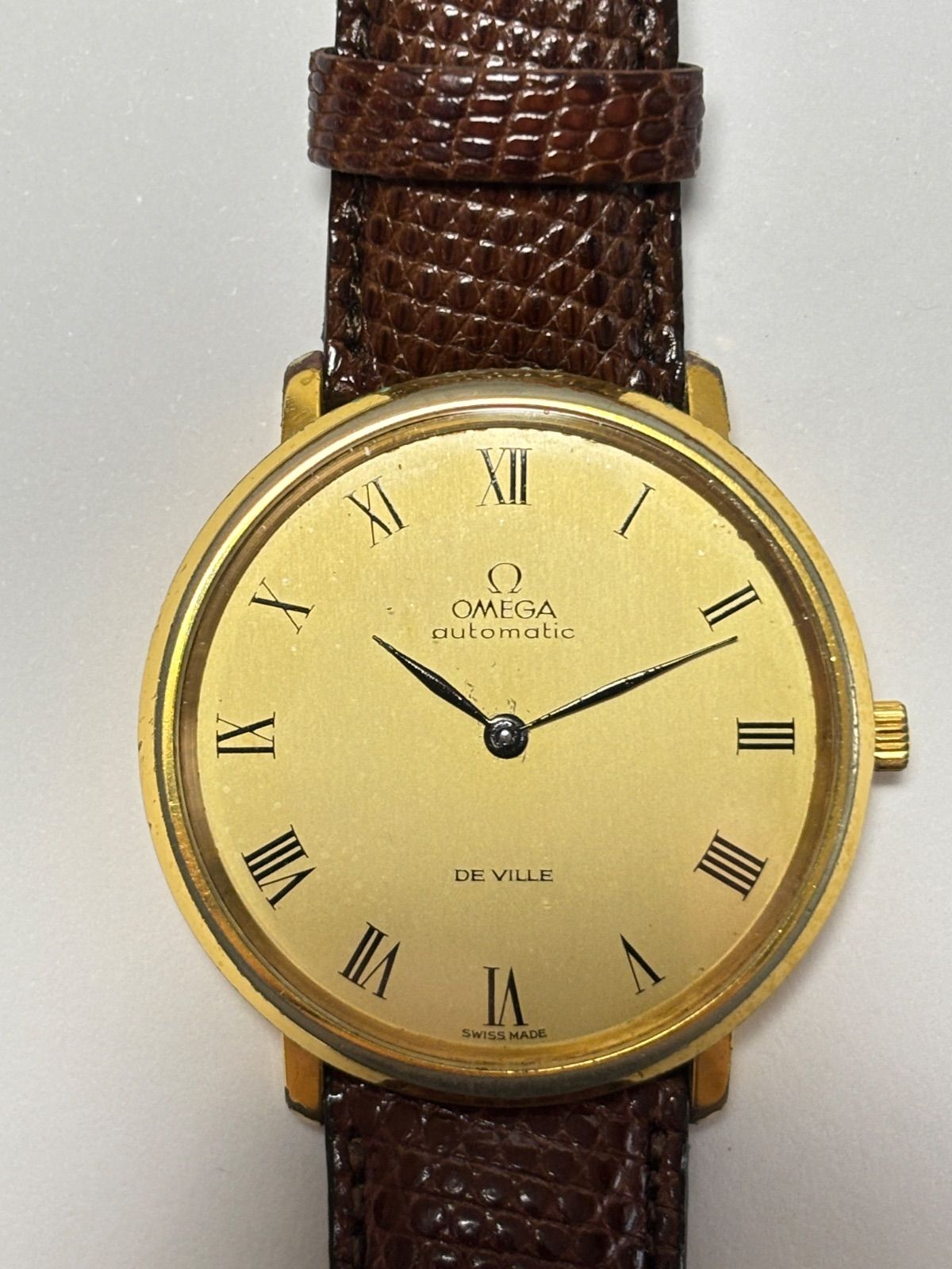 OMEGA オメガ DEVILLE デビル automatic 腕時計 稼働品 ゴールド 