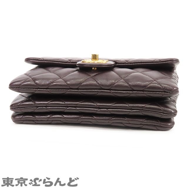 シャネル　CHANEL マトラッセ チェーンショルダー バッグ ブラック シャネル マトラッセ レザー チェーンショルダーバッグ ホーボー