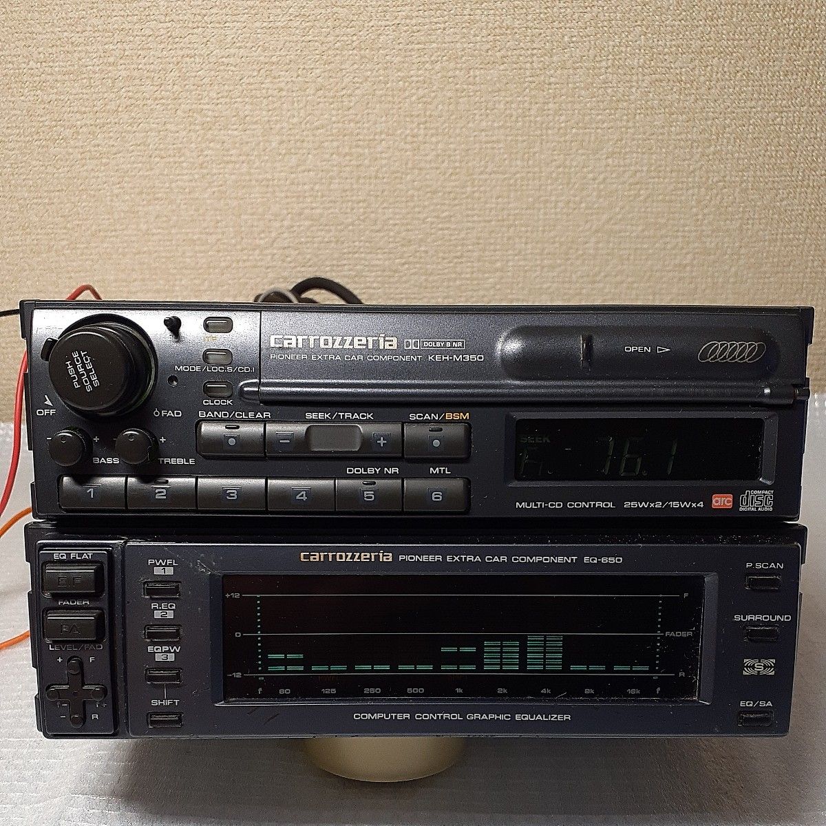 旧車 カロッツェリア パイオニア カーオーディオ カセットデッキ