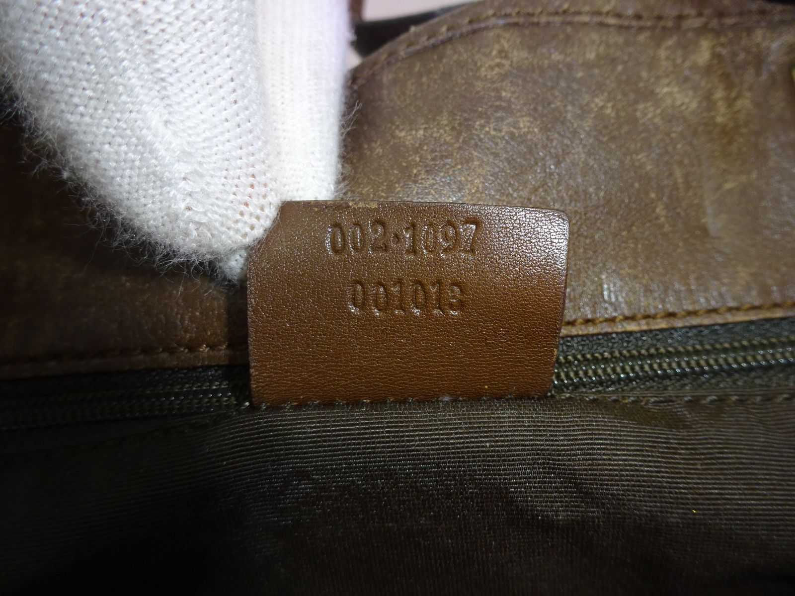 GUCCI グッチ 002 1097 GGキャンバス レザー ハンドバッグ トート