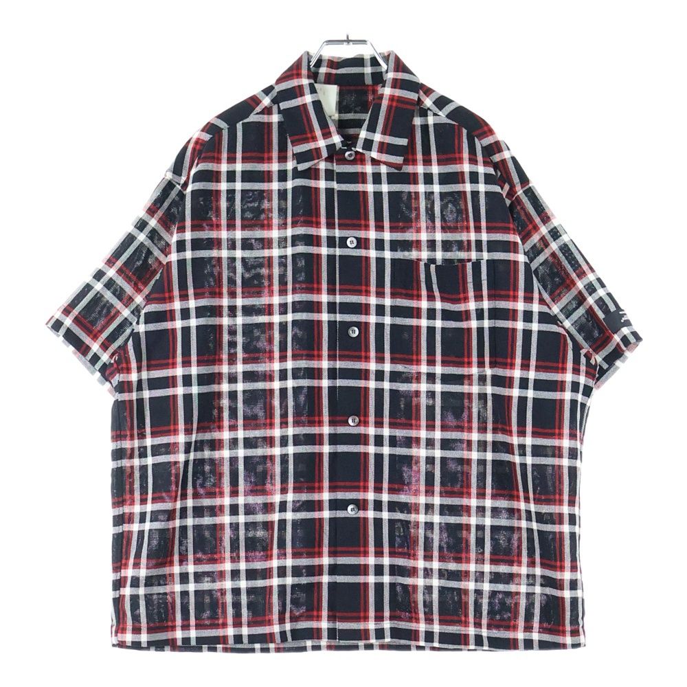 N.HOOLYWOOD Undercover チェックシャツ N.HOOLYWOOD (エヌハリウッド) 20SS ×UNDERCOVER HALF SLEEVE BIG