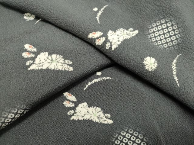 平和屋着物●上質な小紋 飛び兎 正絹 DAAT1201tw
