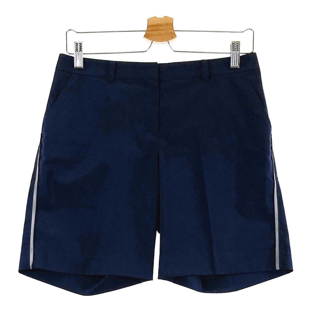 ランバンスポール　ゴルフウエア　レディース　ショートパンツ　ネイビー　40 LANVIN SPORT ランバン スポール ショートパンツ 総柄 ネイビー