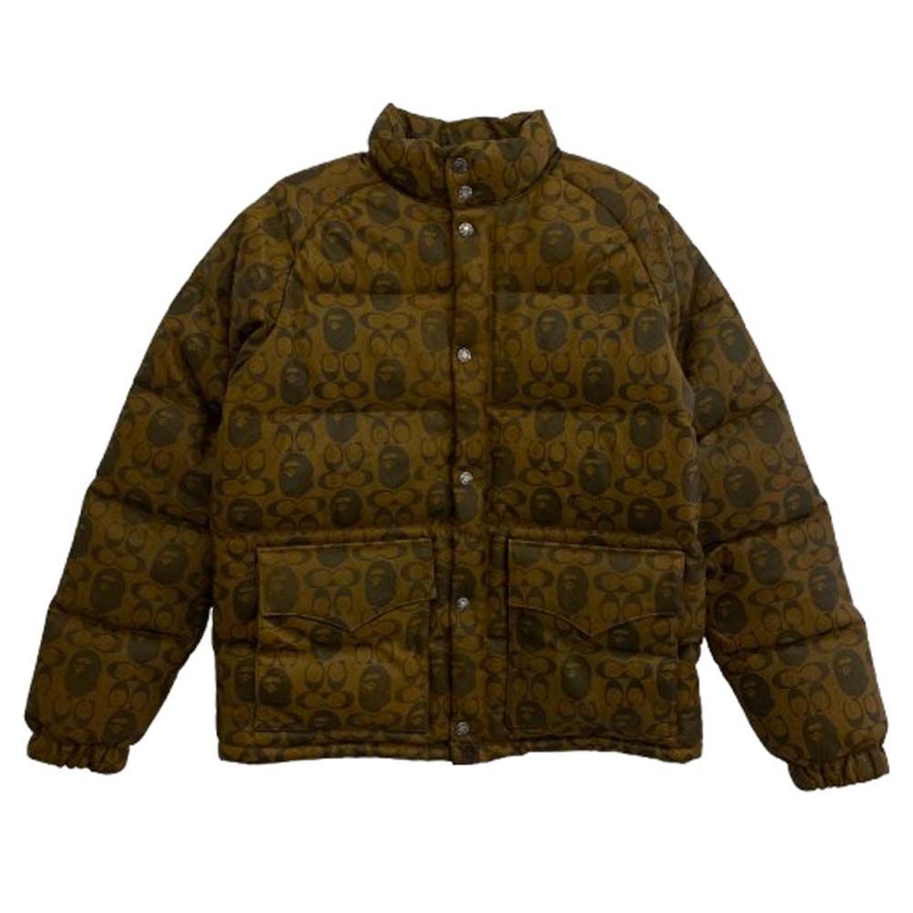 A Bathing Ape アイコン　総柄　コーチジャケット　ウインドブレーカー A Bathing Ape アイコン 総柄 コーチジャケット ウインド