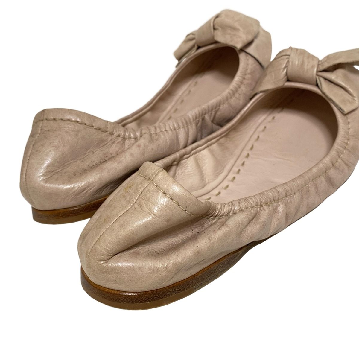 miumiu(ミュウミュウ) フラットシューズ 361/2 レディース