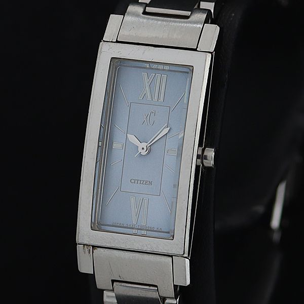 シチズン クロスシー レディース 5431-T003982 良品 CITIZEN シチズン クロスシー フェミニンライン クオーツ腕時計 5431-T003982 XCH38-8443
