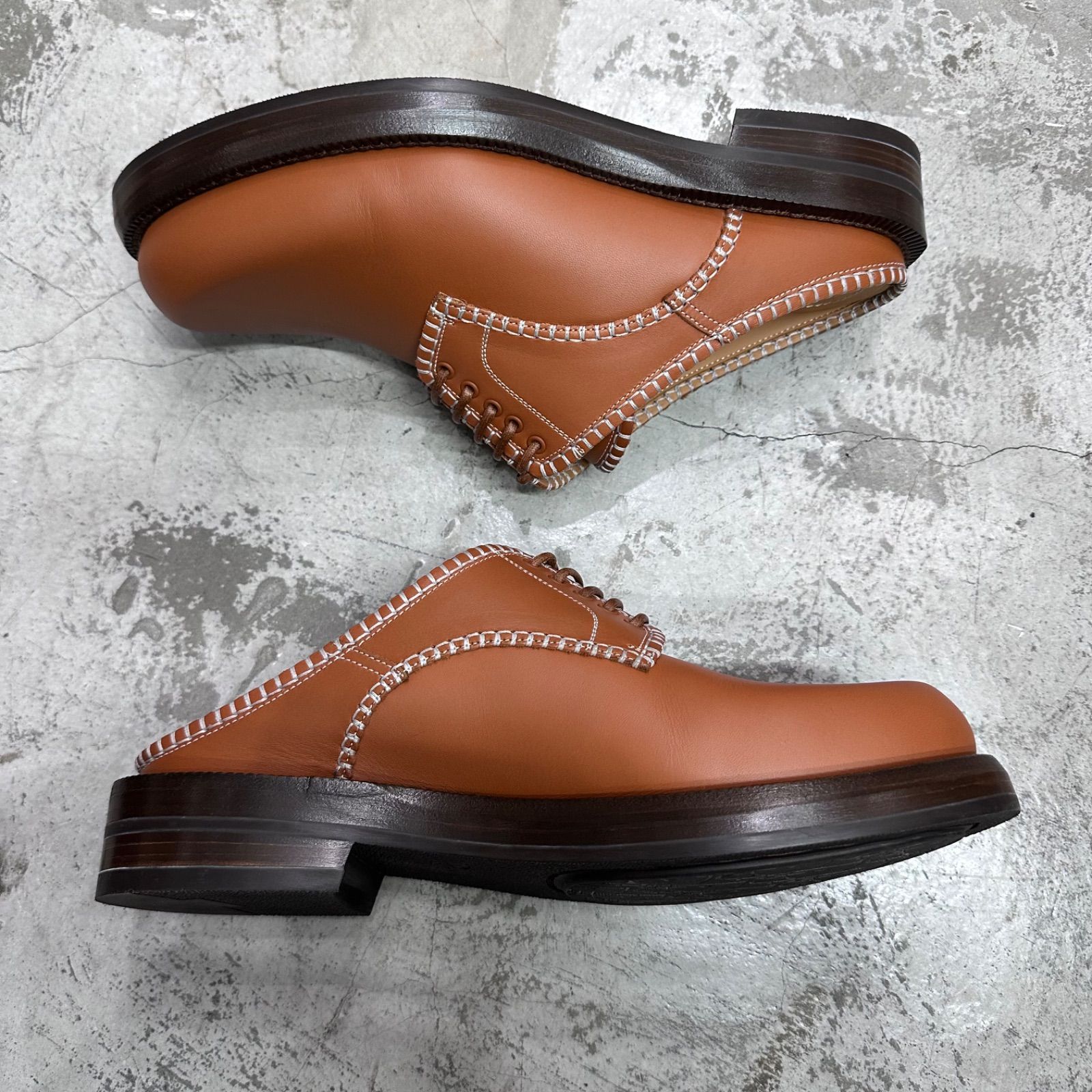 Dior デニムミュール 38サイズ Dior Denim Tears Dior Carlo Lace Up Mule ディオール カーロ