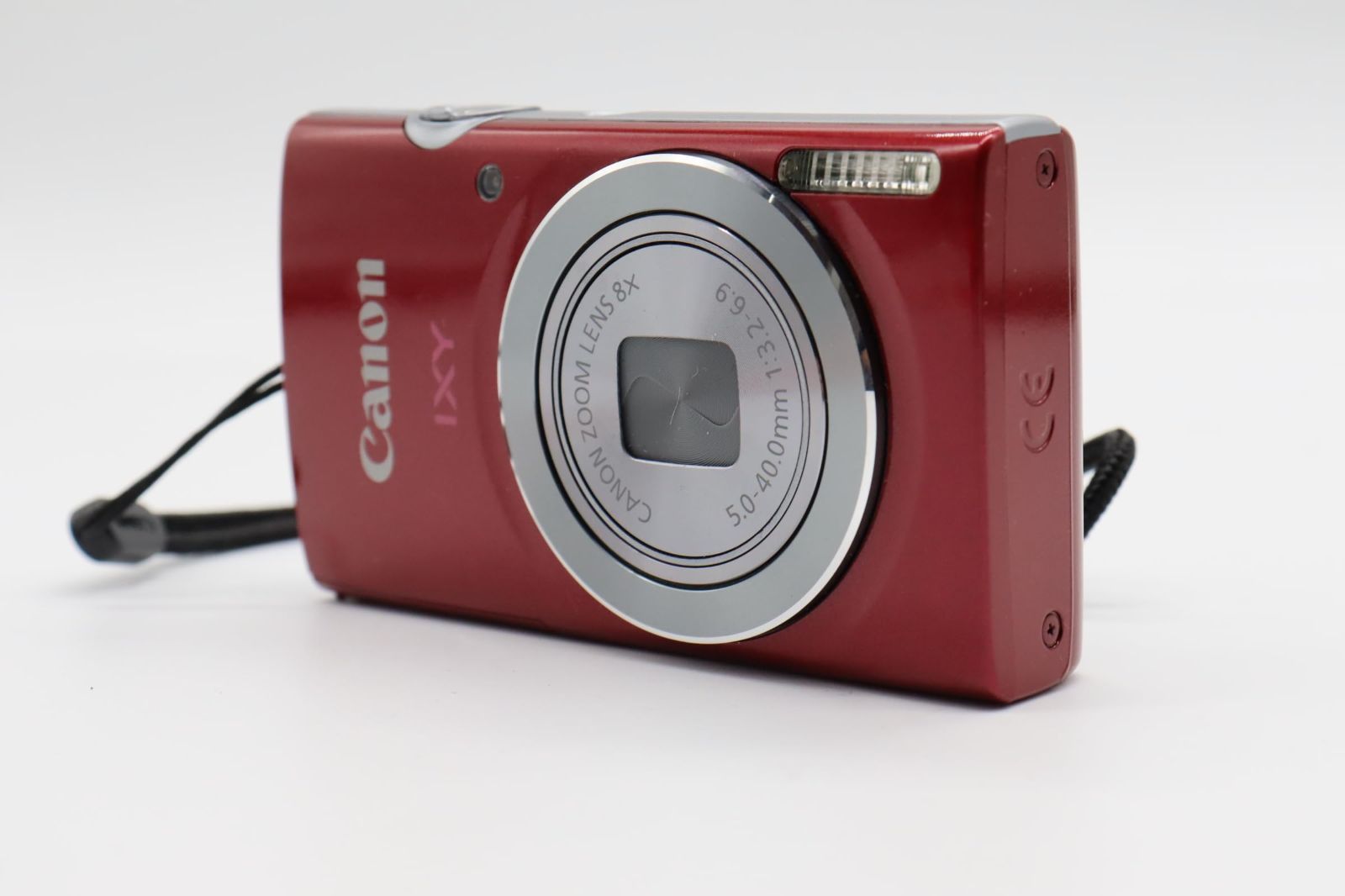 ほぼ新品】Canon デジタルカメラ IXY 120 光学8倍ズーム レッド IXY120