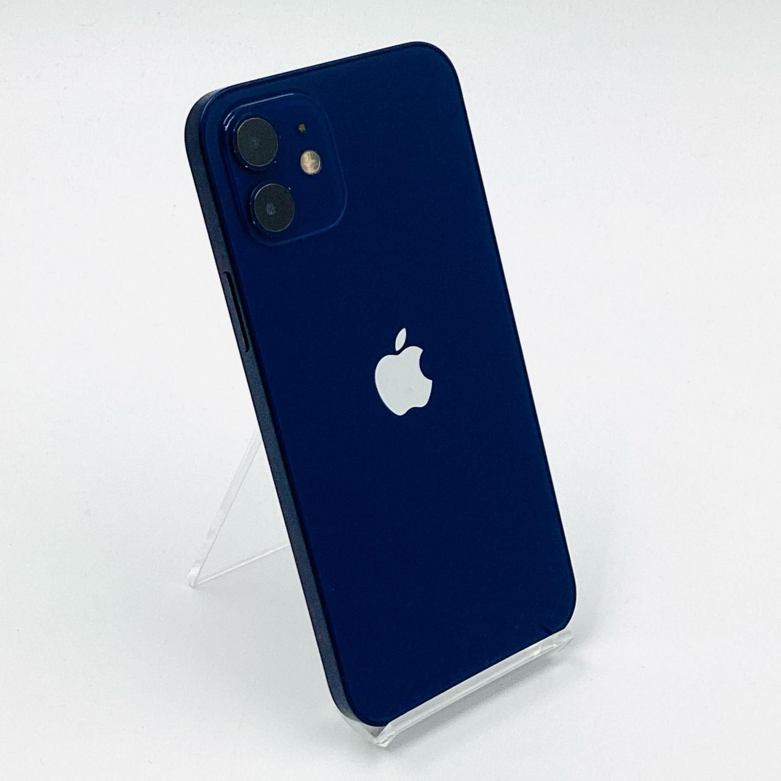 【全額返金保証】【最速発送】Apple iPhone 12 128GB ブルー Softbank 86% 動作確認済