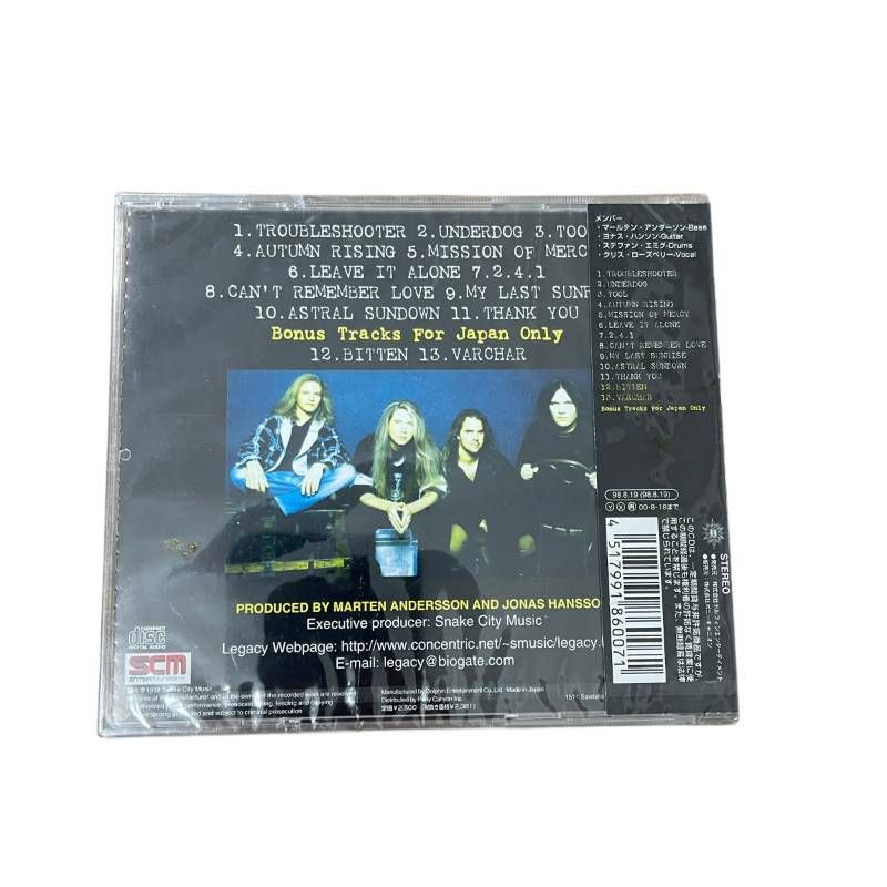 Legacy／レガシー CD ヘヴィ・メタル・バンド 国内流通盤