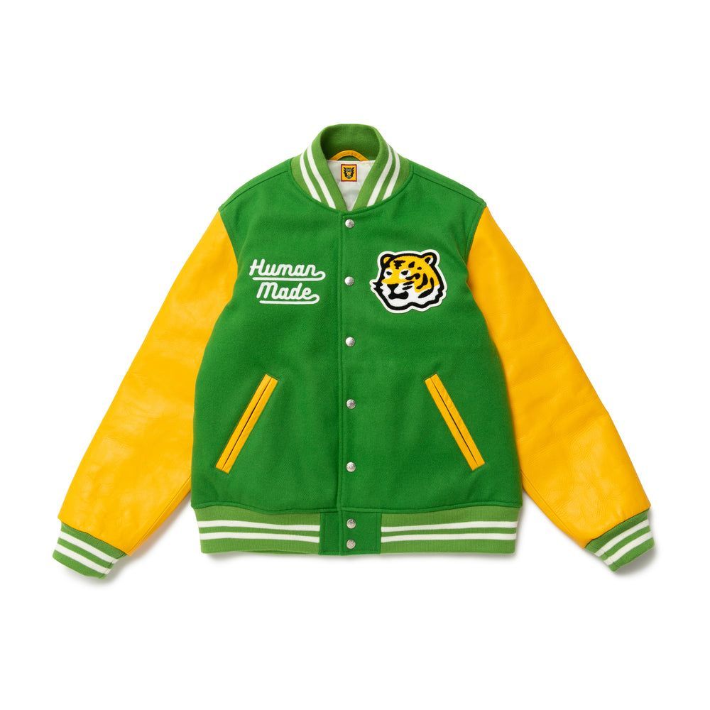 63センチ肩幅HUMAN MADE ヒューマンメイド 22AW VARSITY JACKET バー