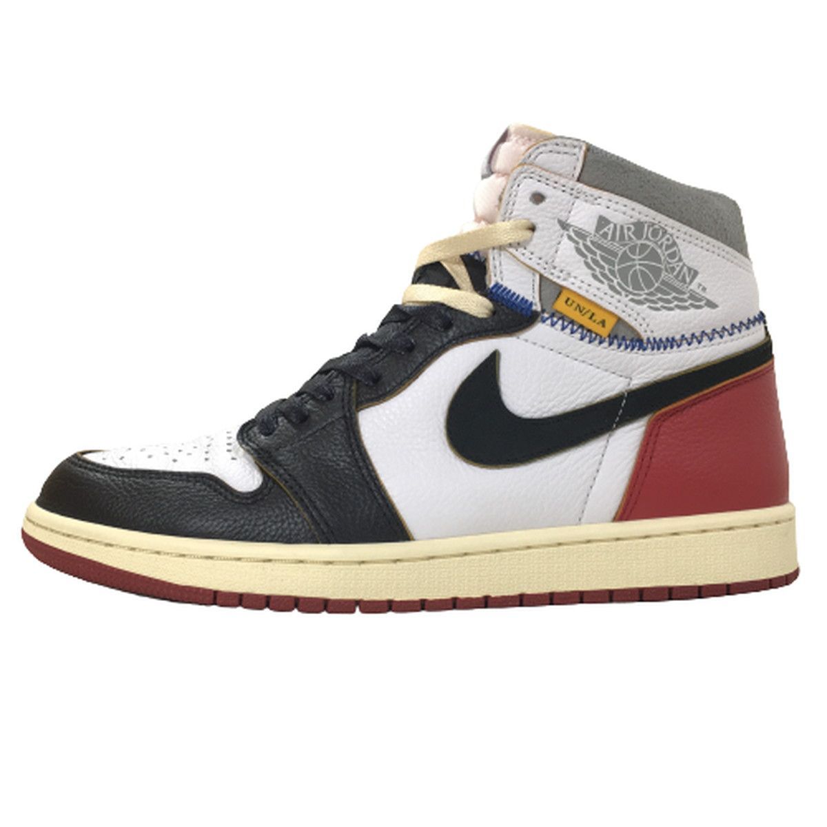 美品 ナイキ x ユニオン UNION NIKE AIR JORDAN 1 RETRO HI NRG UN AJ1 エアジョーダン1  BV1300-106 Black Toe つま黒 28cm US 10