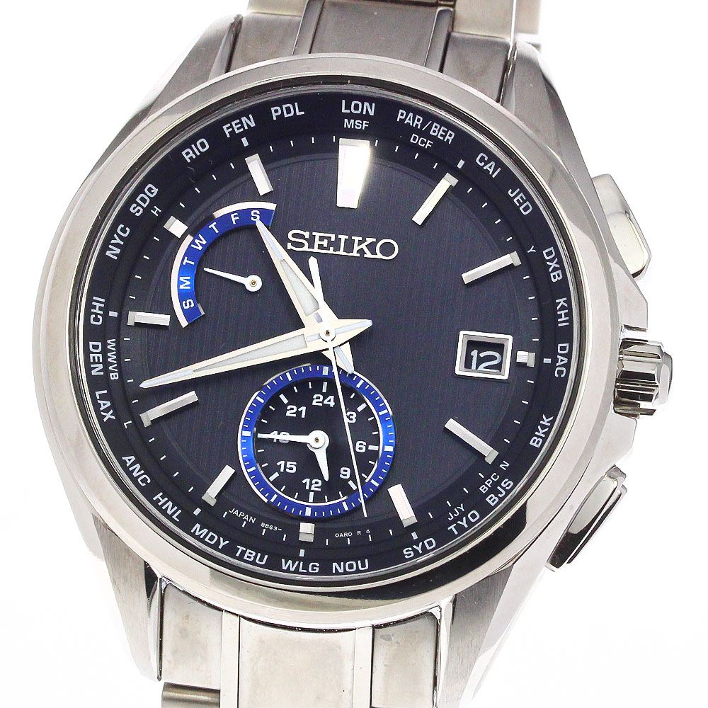 セイコー SEIKO SAGA283/8B63-0AV0 ブライツ デイデイト ソーラー電波 メンズ 良品 箱・保証書付き_74996120220824  - 腕時計(アナログ)