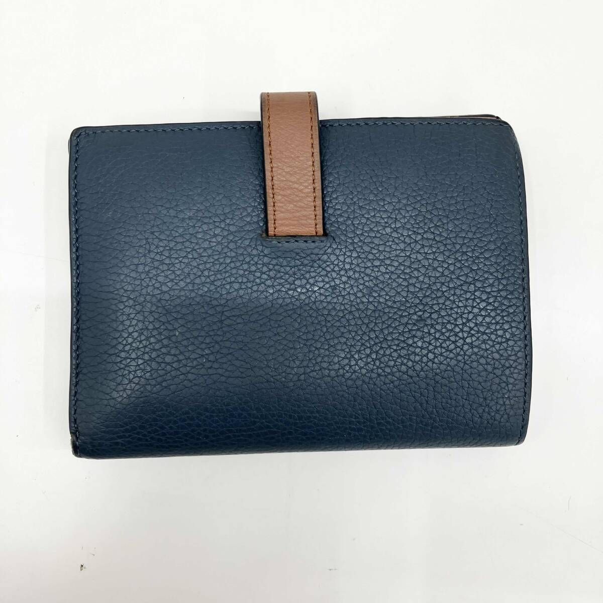 【美品】LOEWE ロエベ バーティカルウォレット　二つ折り財布 LOEWE ロエベ リピート バーティカル ウォレット スモール 二