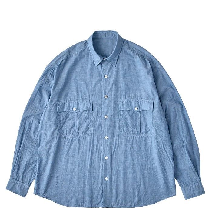 PORTER CLASSIC ポータークラシック ROLL UP CHAMBRAY SHIRT PORTER CLASSIC ポータークラシック ROLL UP CHAMBRAY SHIRT