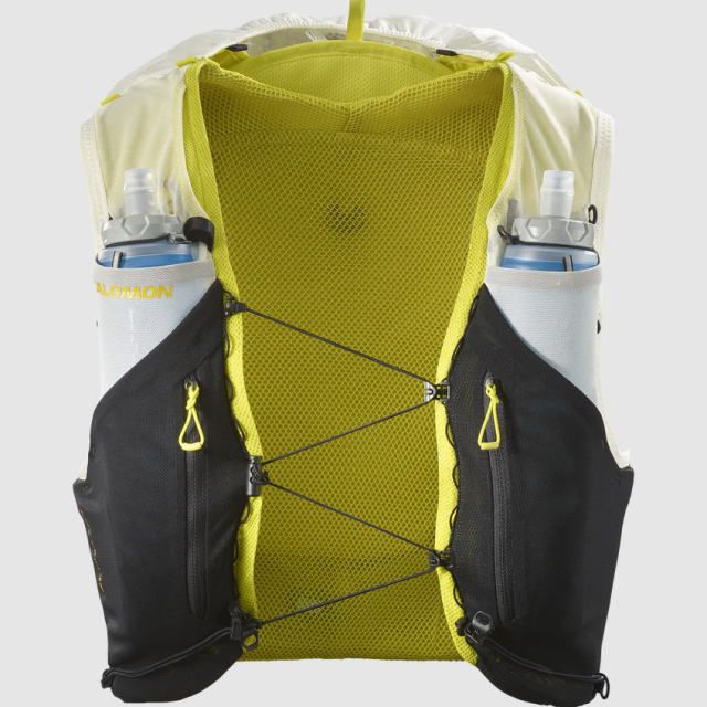 新品】SALOMON サロモン トレイルランニング ベスト バックパック ADV SKIN 12 SET VANILLA/BLACK/SULPHUR  LC2176400 アドバンスドスキン12 フラスク付属 トレランザック ランニングベスト リュックサック - メルカリ